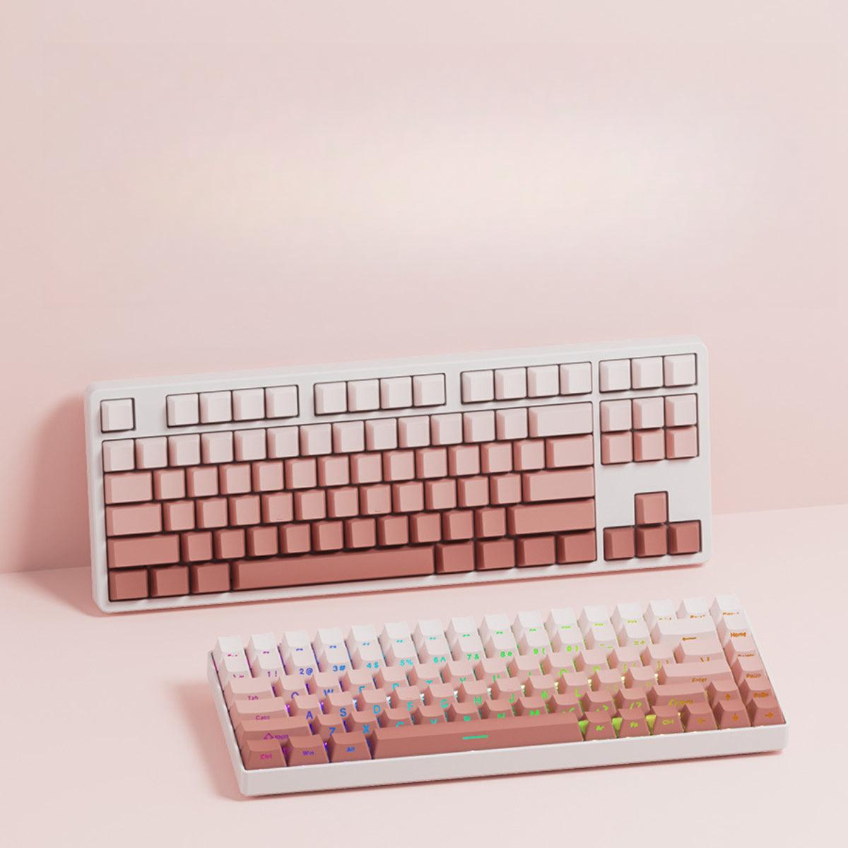 OEM/Cherry Profile Double-Shot PBT Keycap Set - Rouge Gradient - KeyCapUS