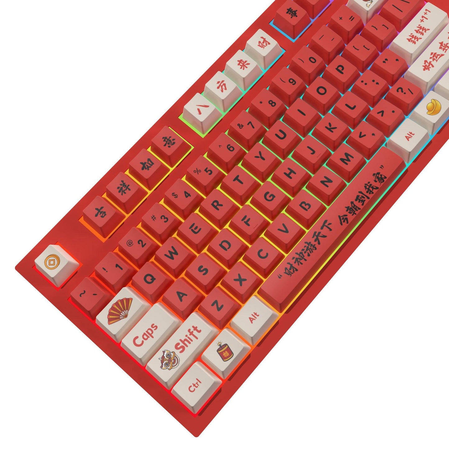Cherry Dye-Sub PBT Keycap Set - Chinese Year of the Dragon - KeyCapUS