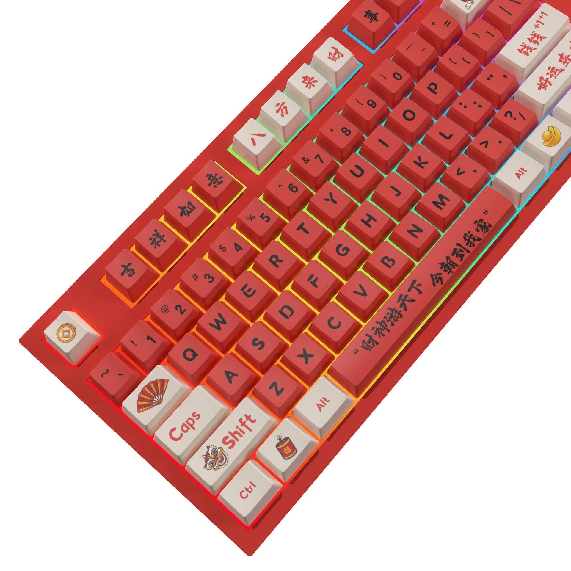Cherry Dye-Sub PBT Keycap Set - Chinese Year of the Dragon - KeyCapUS