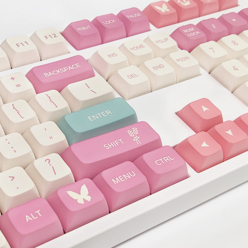 XDA-Like Dye-Sub PBT Keycap Set - Sunset Cloud - KeyCapUS