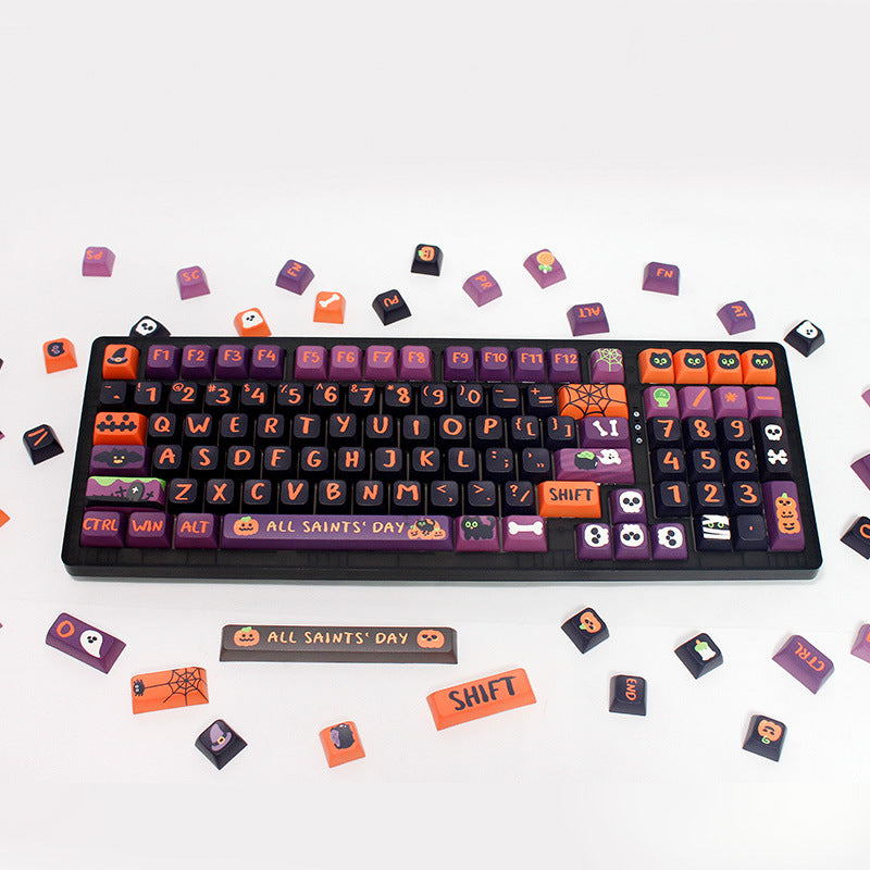 XDA-like Dye-Sub PBT Keycap Set - Halloween Theme - KeyCapUS