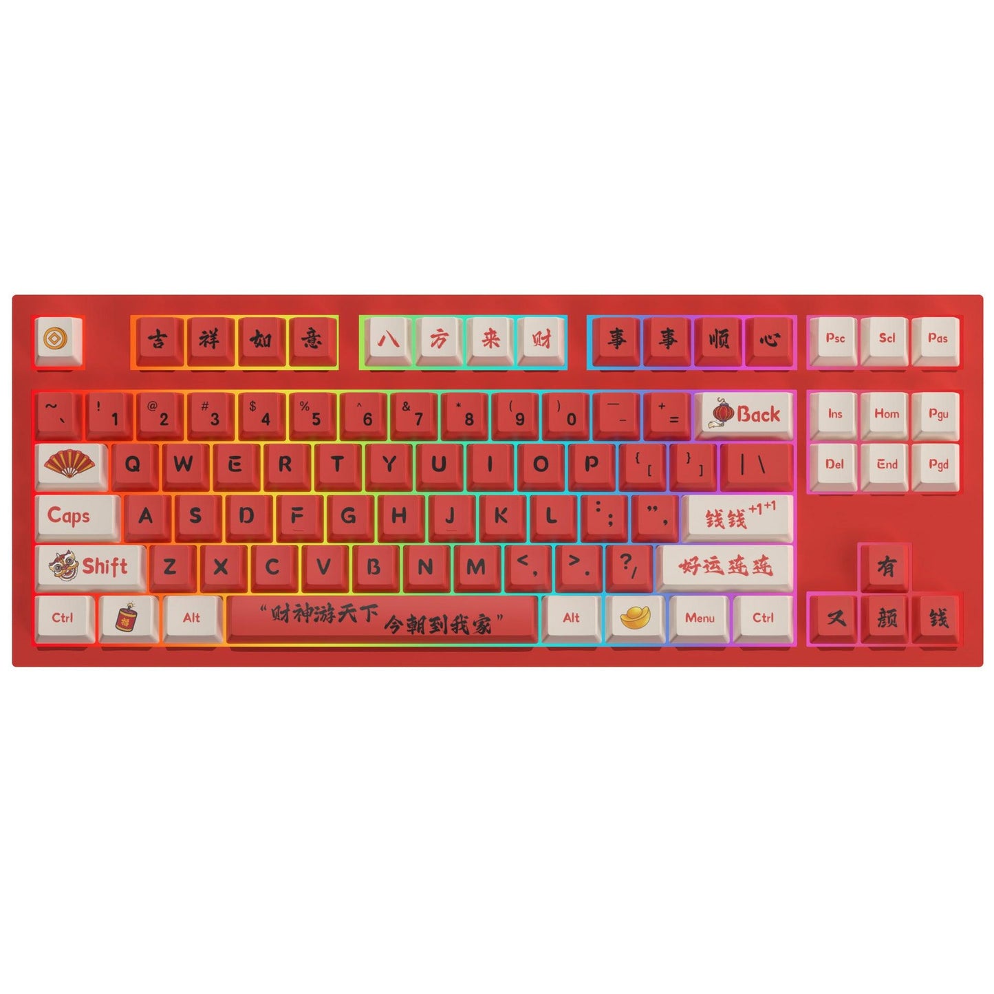 Cherry Dye-Sub PBT Keycap Set - Chinese Year of the Dragon - KeyCapUS