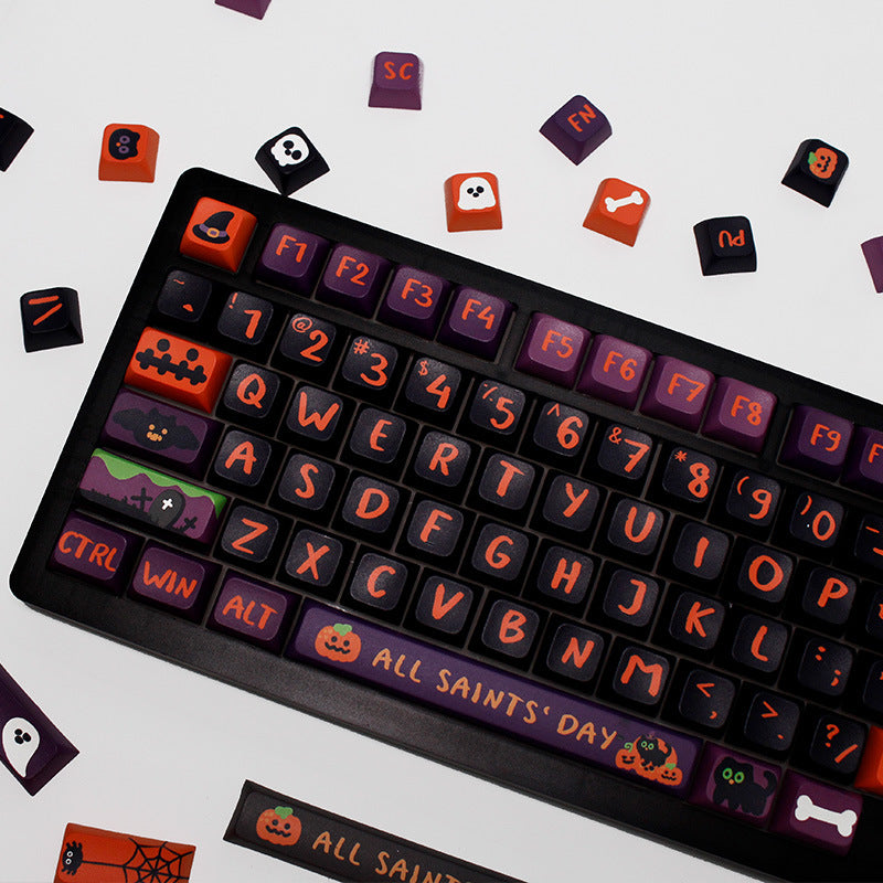 XDA-like Dye-Sub PBT Keycap Set - Halloween Theme - KeyCapUS