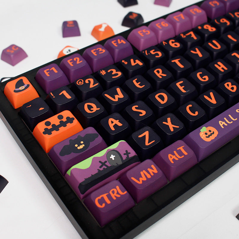 XDA-like Dye-Sub PBT Keycap Set - Halloween Theme - KeyCapUS