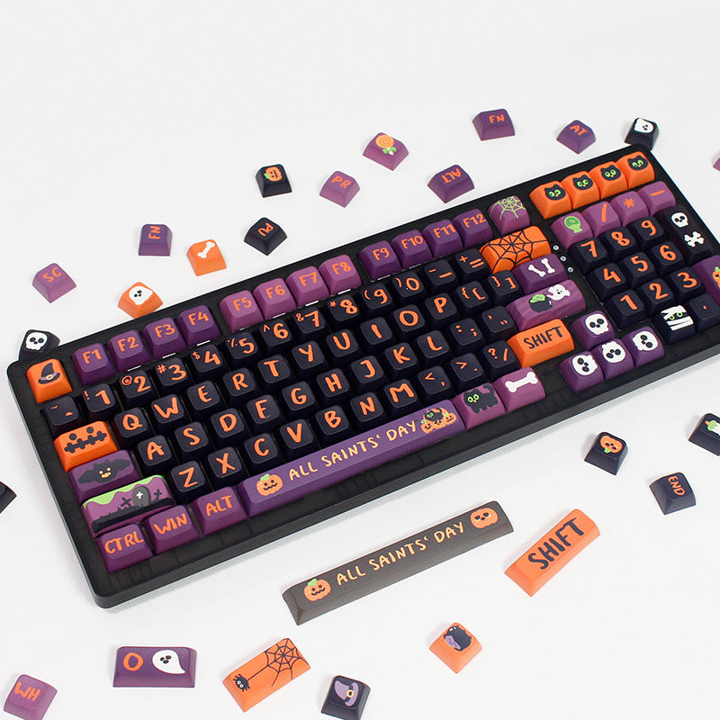 XDA-like Dye-Sub PBT Keycap Set - Halloween Theme - KeyCapUS