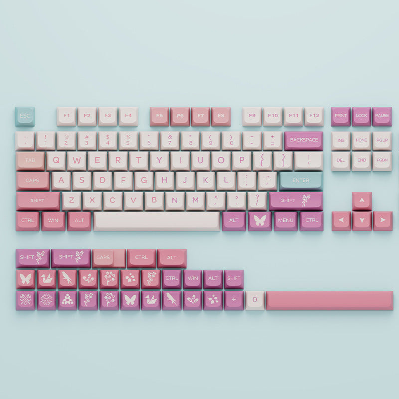 XDA-Like Dye-Sub PBT Keycap Set - Sunset Cloud - KeyCapUS
