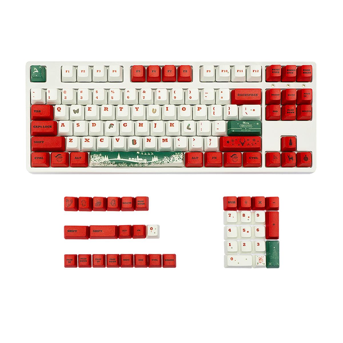 OEM Dye-Sub PBT Keycap Set - Christmas Theme - KeyCapUS