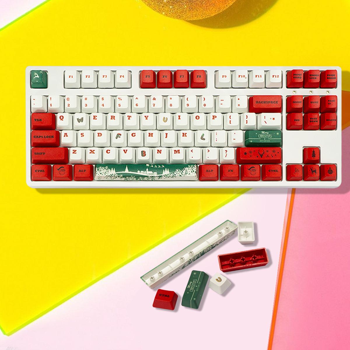 OEM Dye-Sub PBT Keycap Set - Christmas Theme - KeyCapUS