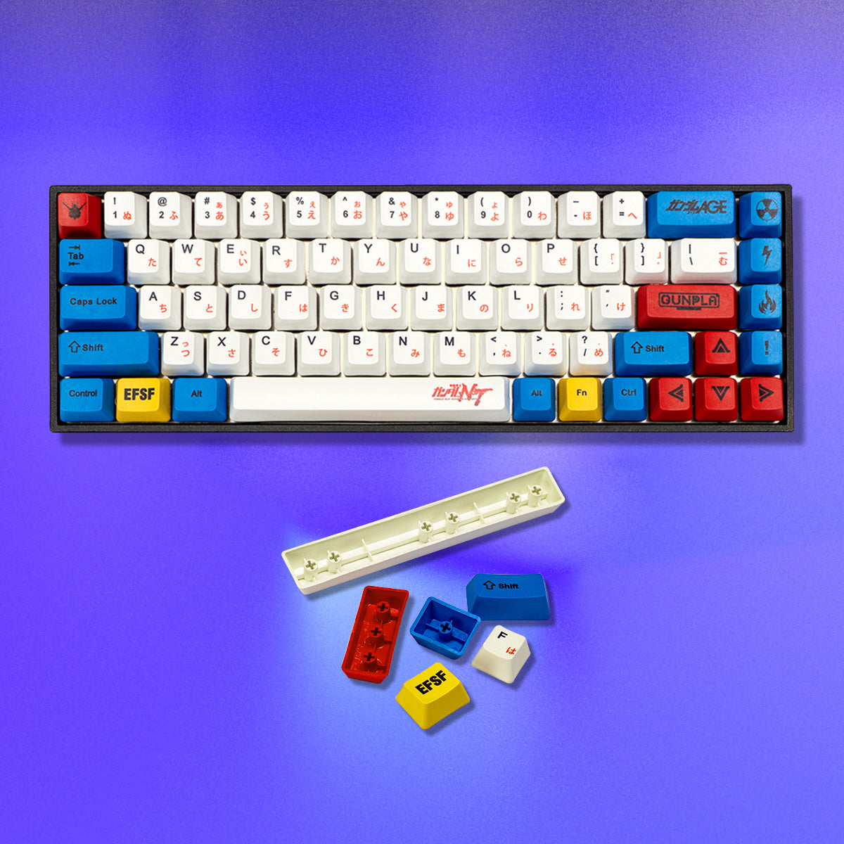 XDA Dye-Sub PBT Keycap Set - Gundam - KeyCapUS