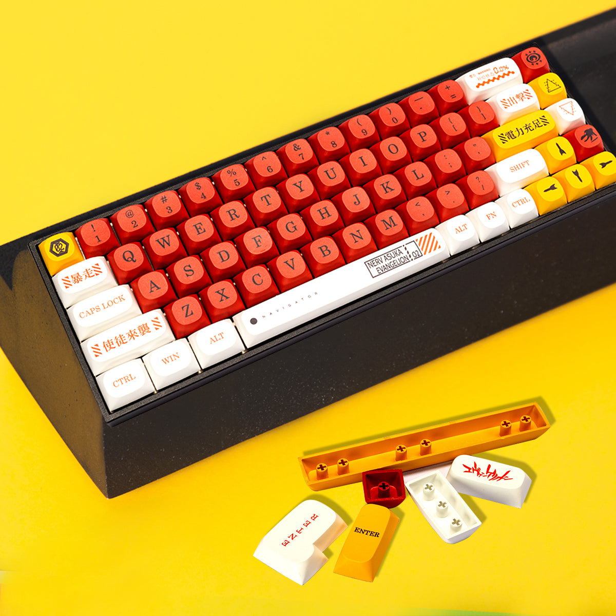 XDA Dye-Sub PBT Keycap Set - EVA 02 - KeyCapUS