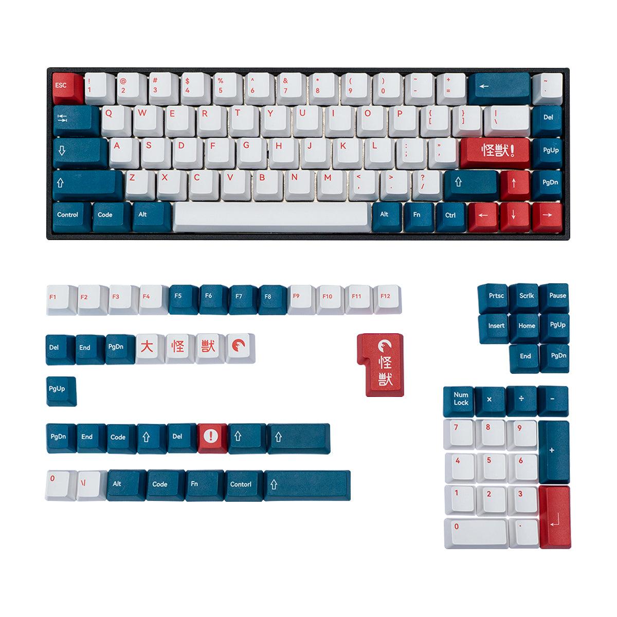 OEM Dye-Sub PBT Keycap Set - Monster Theme - KeyCapUS