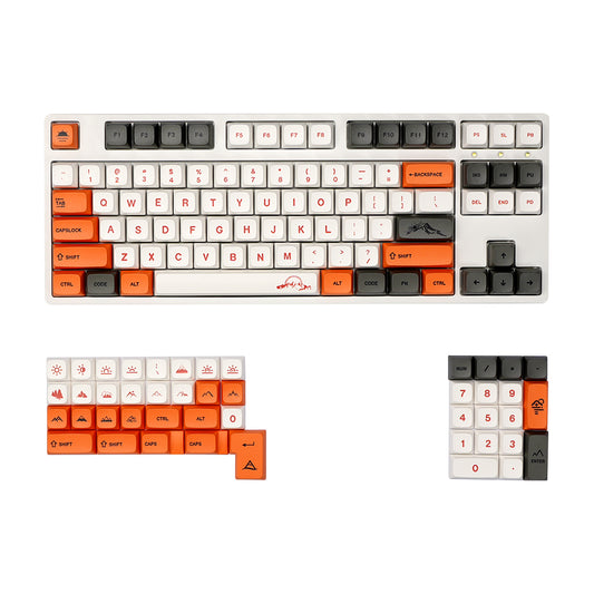 XDA Dye-Sub PBT Keycap Set - Sunset Glow - KeyCapUS