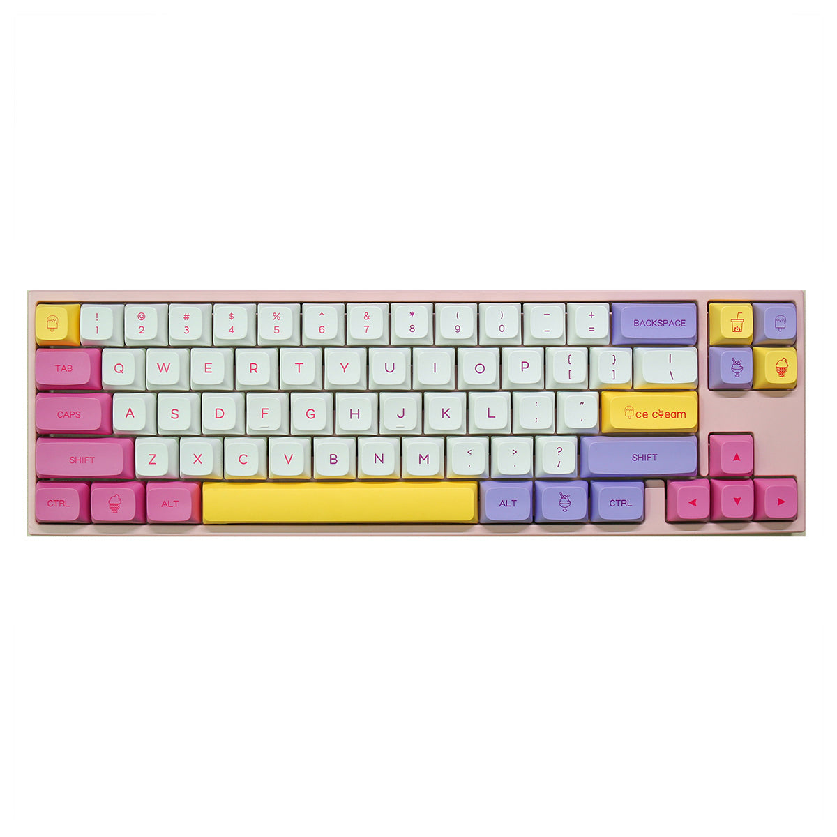 XDA Dye-Sub PBT Keycap Set - Ice Cream - KeyCapUS