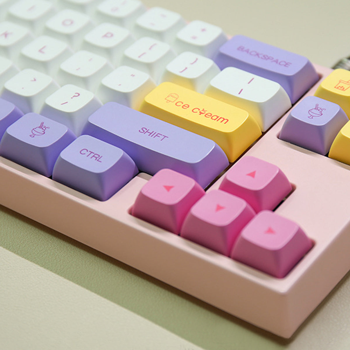 XDA Dye-Sub PBT Keycap Set - Ice Cream - KeyCapUS