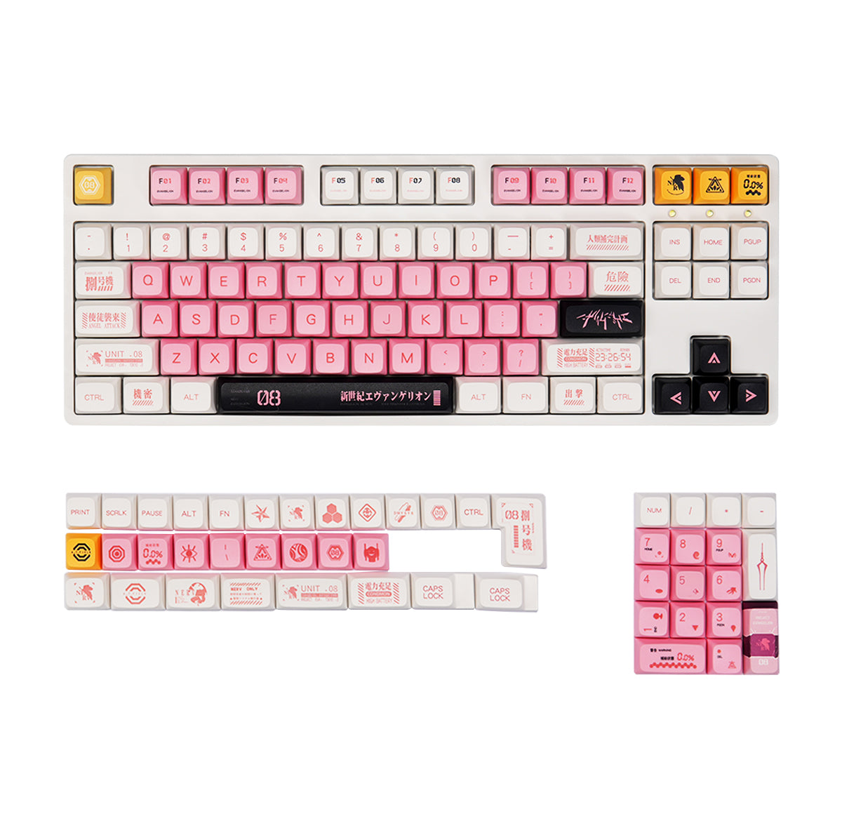 XDA PBT Dye-Sub Keycap Set - EVA 08 - KeyCapUS