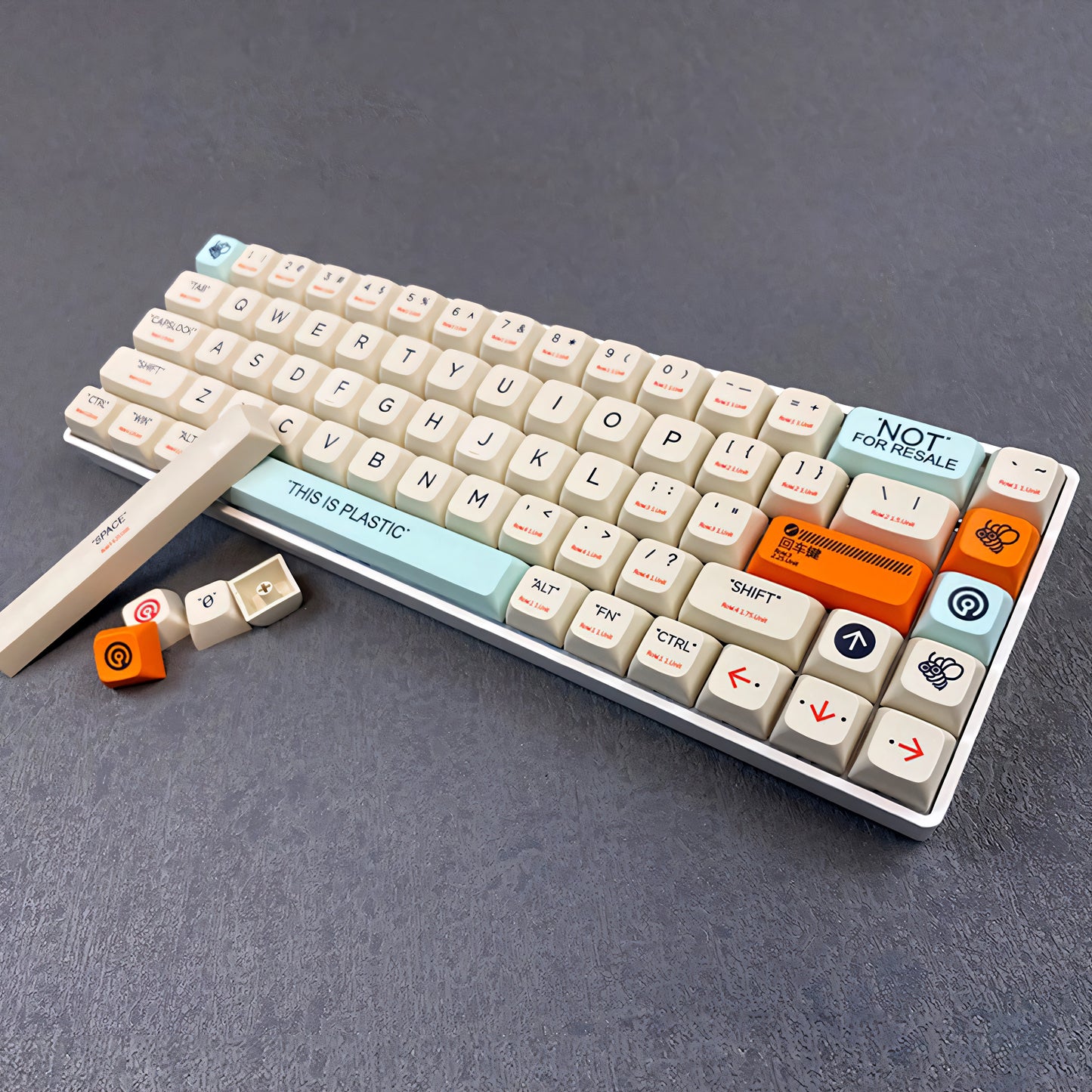 Retro XDA PBT Dye-Sub Keycap Set - This Is Plastic