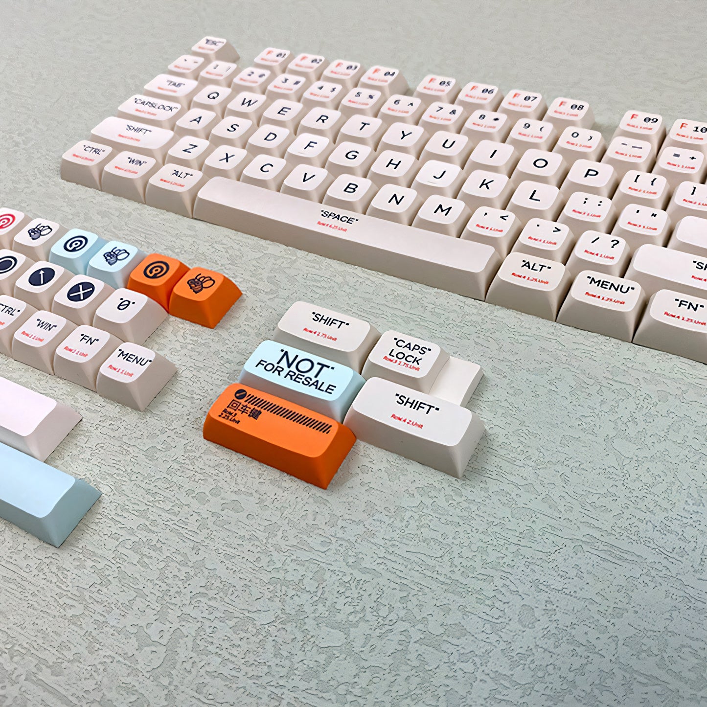 Retro XDA PBT Dye-Sub Keycap Set - This Is Plastic