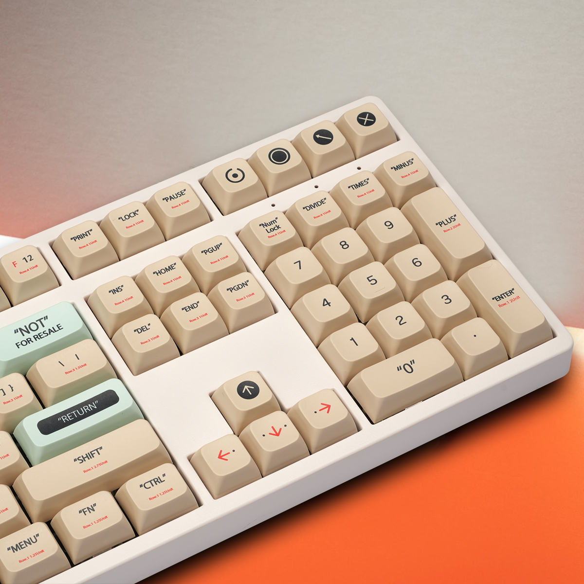 Retro XDA PBT Dye-Sub Keycap Set - This Is Plastic