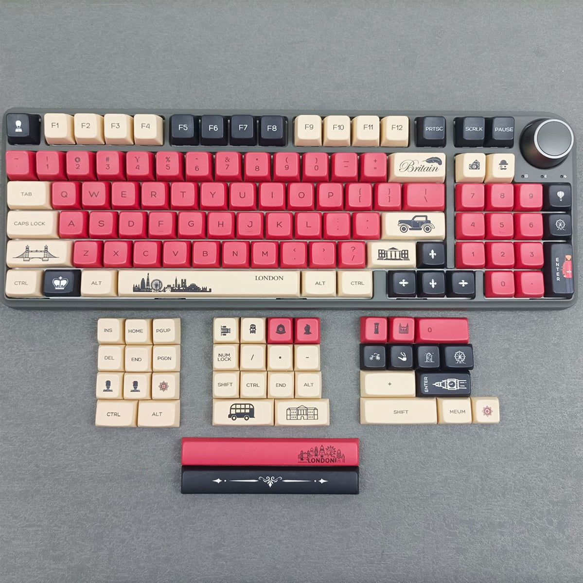 Retro MDA Dye-Sub PBT Keycap Set - Grunt - KeyCapUS