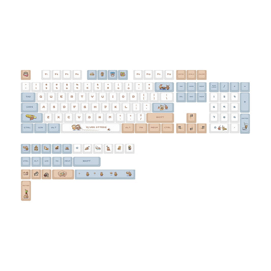XDA Dye-Sub PBT Keycap Set - Otter - KeyCapUS
