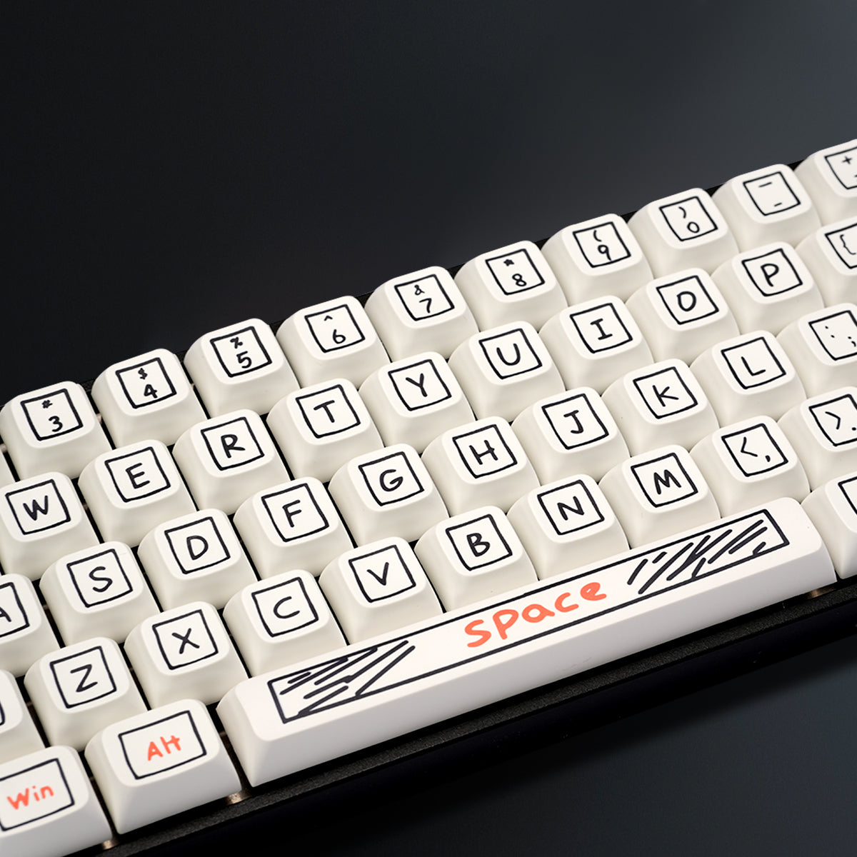 XDA Dye-Sub PBT Graffiti Keycap Set - Doodle - KeyCapUS