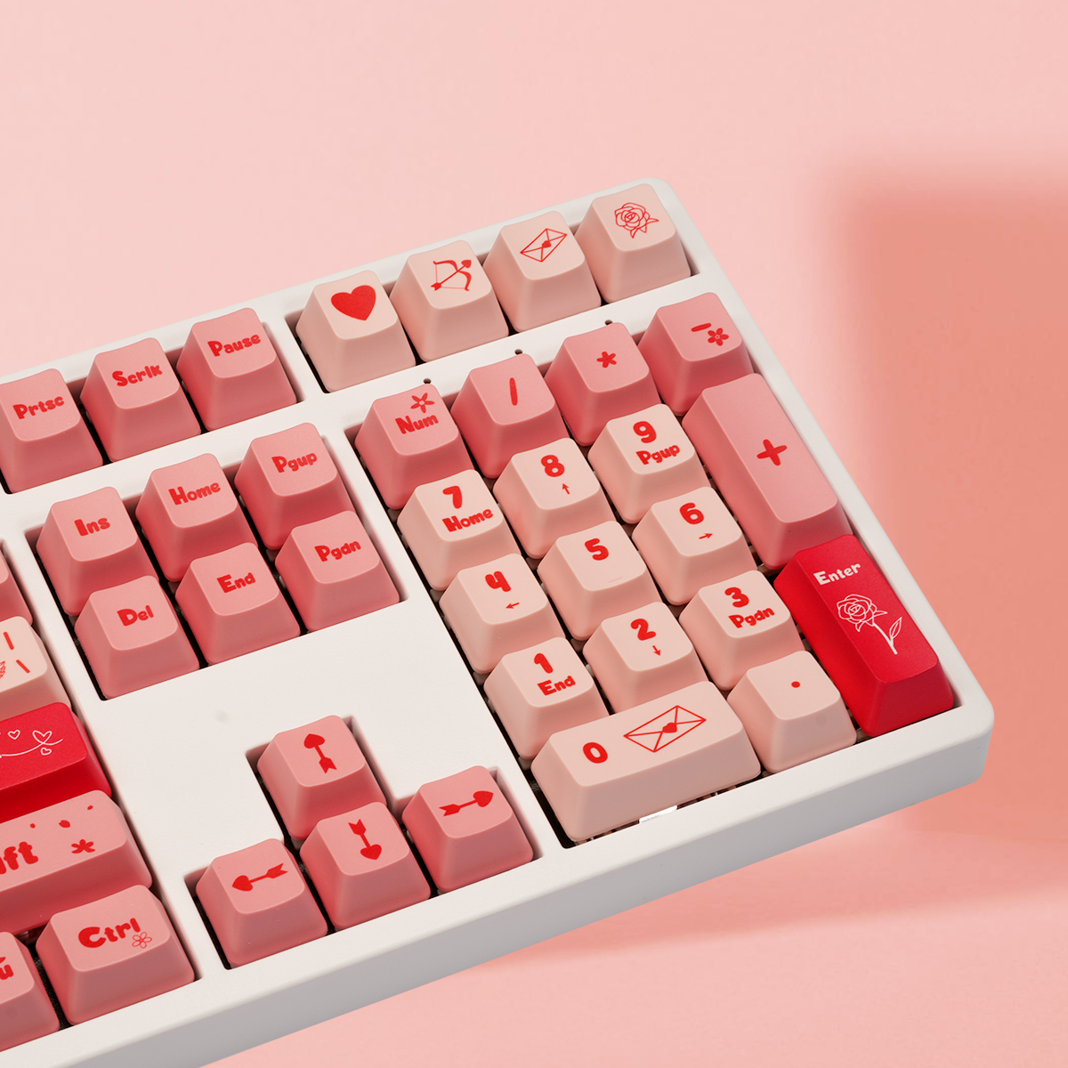 OEM Dye-Sub PBT Keycap Set - Valentine's Day