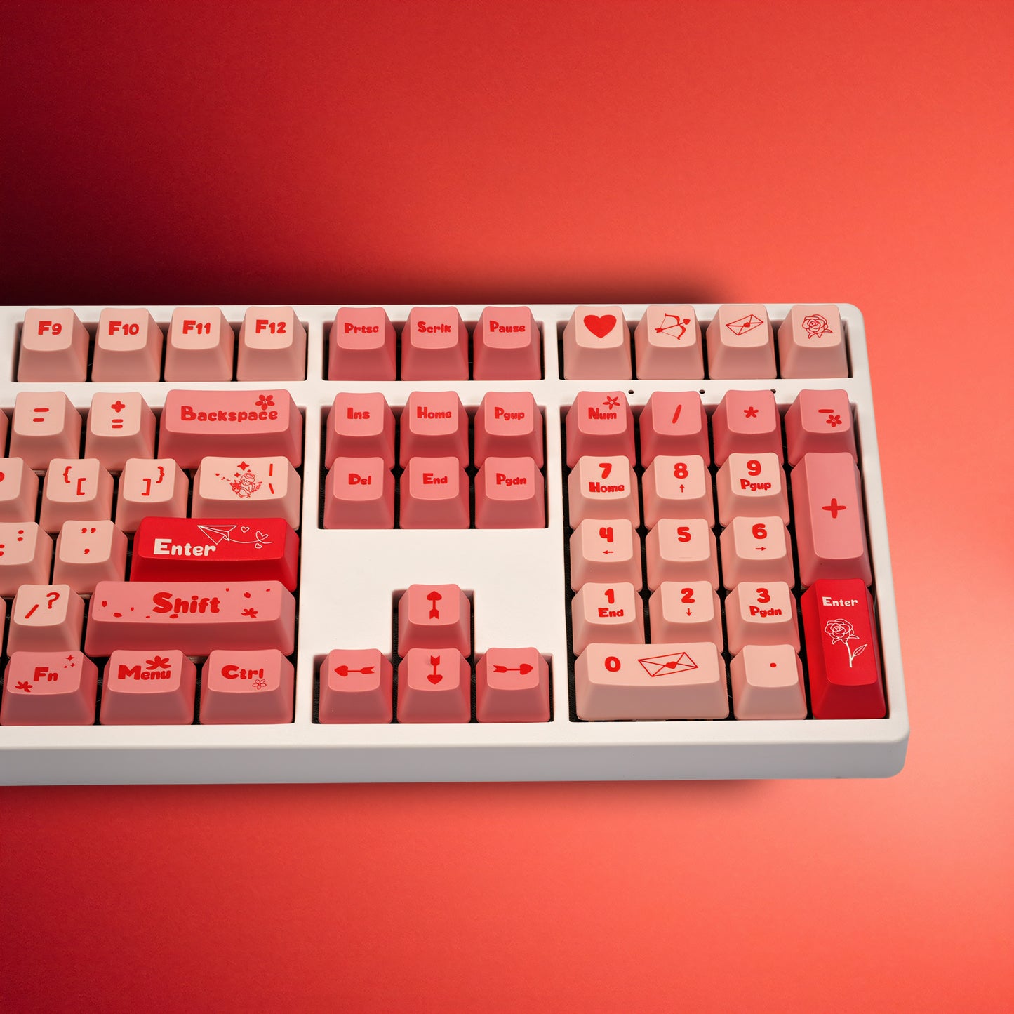 OEM Dye-Sub PBT Keycap Set - Valentine's Day