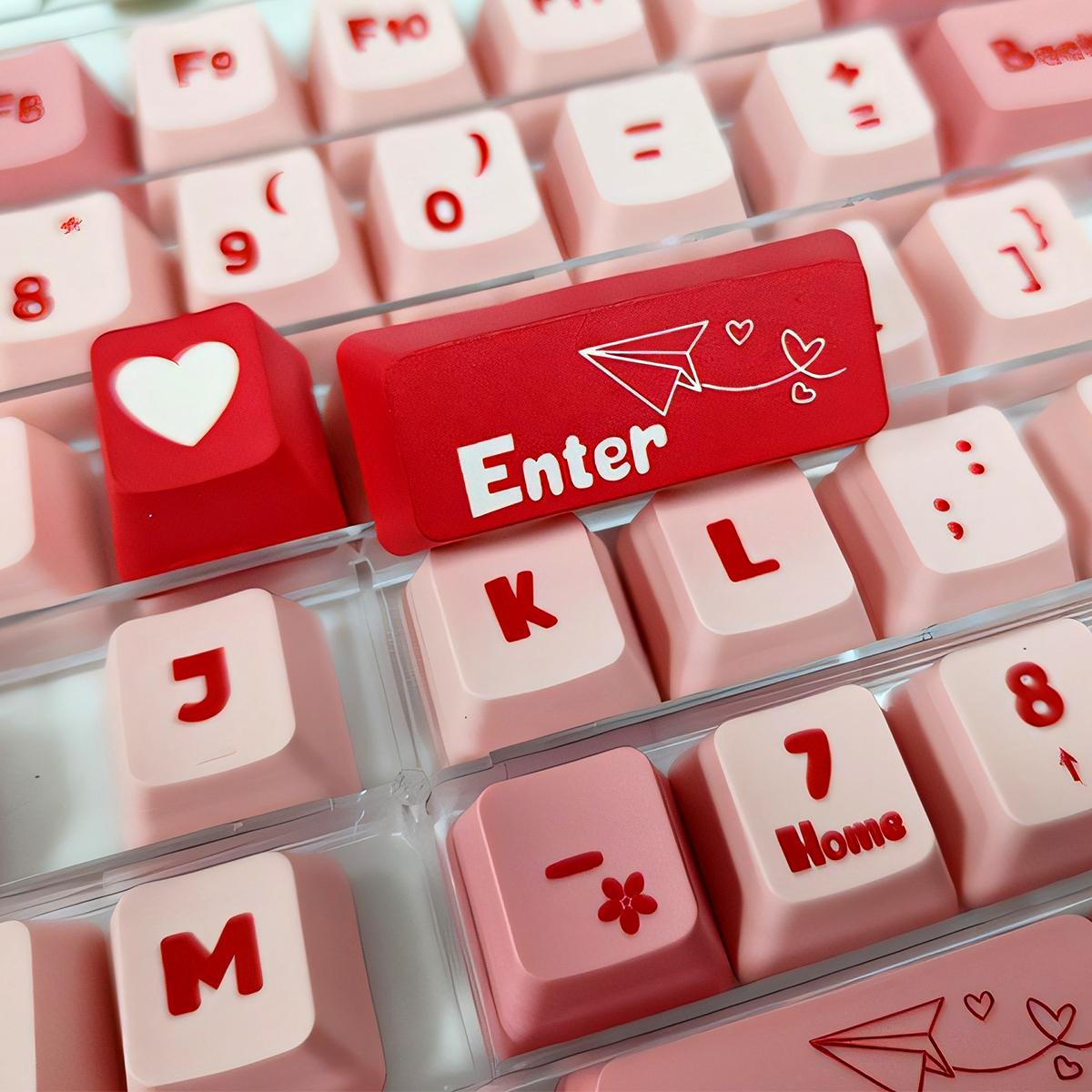 OEM Dye-Sub PBT Keycap Set - Valentine's Day