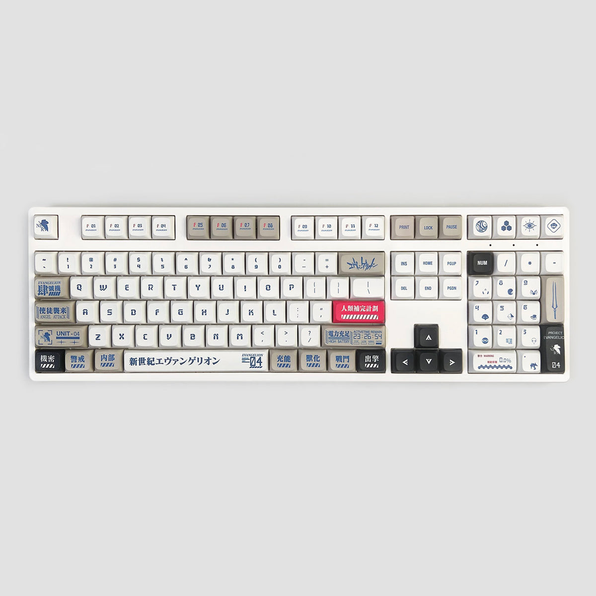 XDA-like Dye-Sub PBT Keycap Set - EVA 04 - KeyCapUS