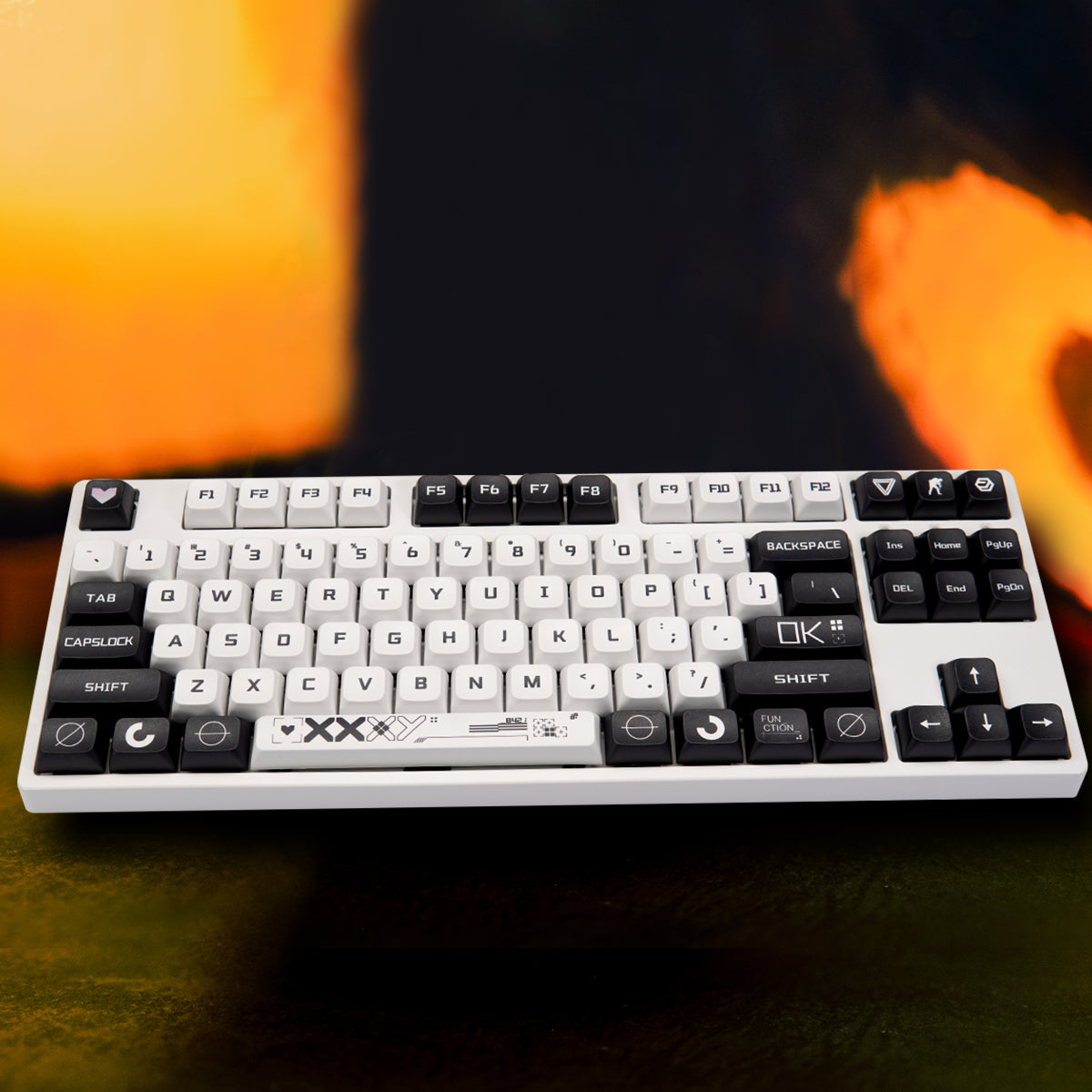 XDA-like Dye-Sub PBT Keycap Set - Print Stream - KeyCapUS