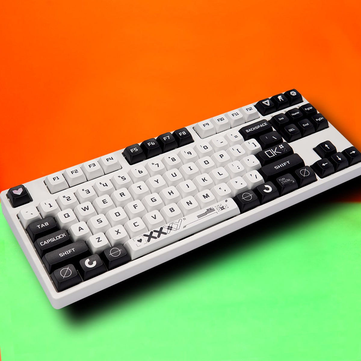 XDA-like Dye-Sub PBT Keycap Set - Print Stream - KeyCapUS