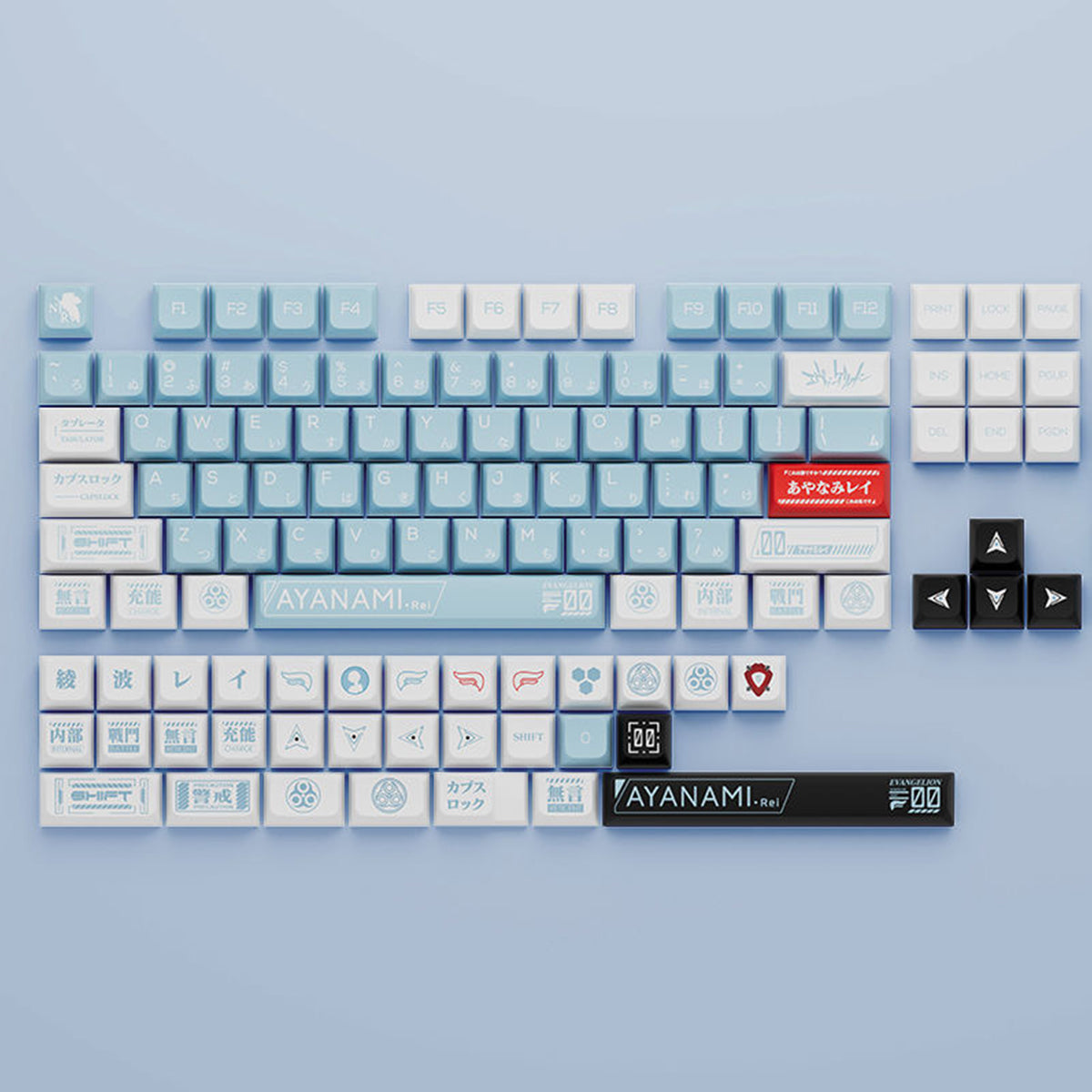 XDA-like Dye-Sub PBT Keycap Set - EVA 00 - KeyCapUS