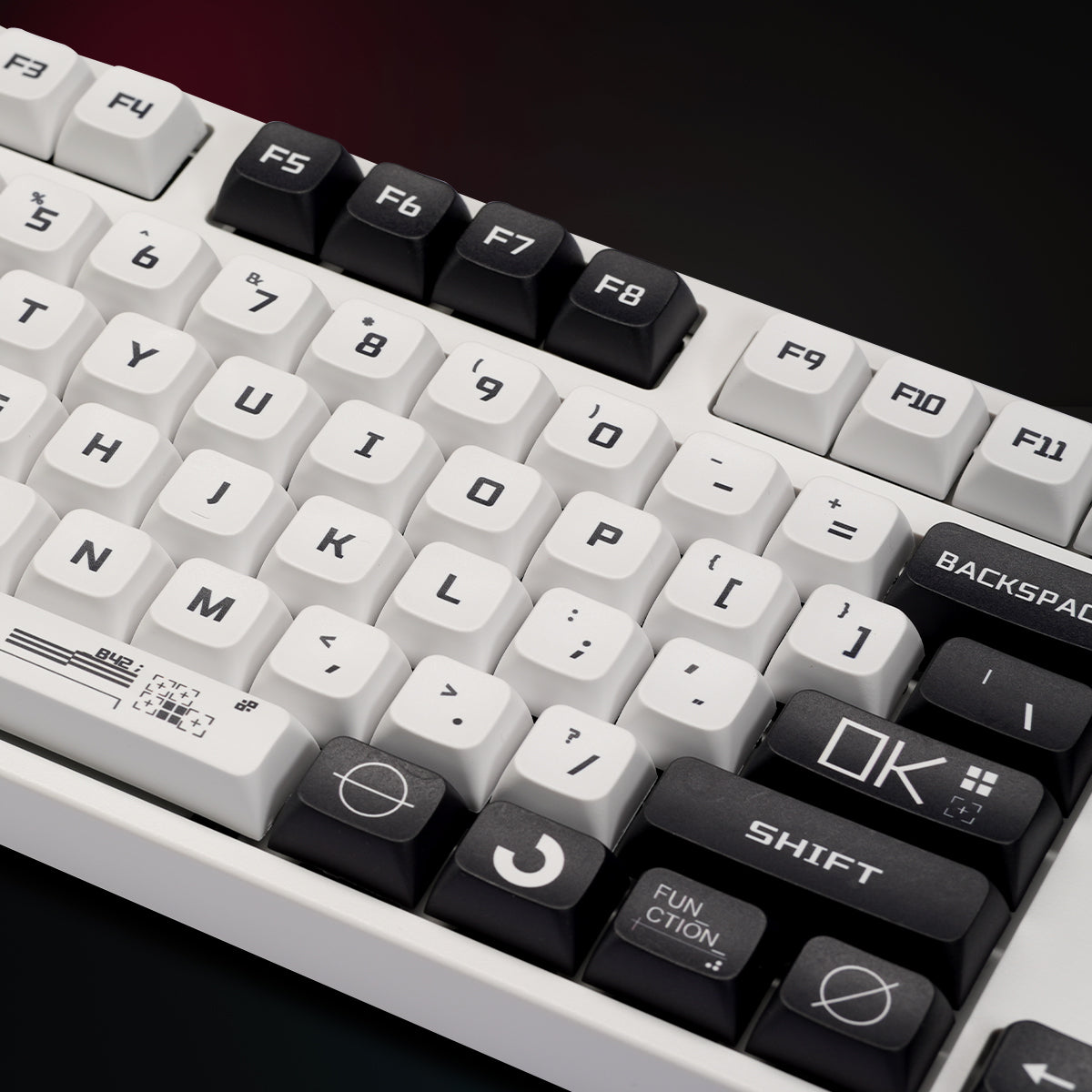 XDA-like Dye-Sub PBT Keycap Set - Print Stream - KeyCapUS