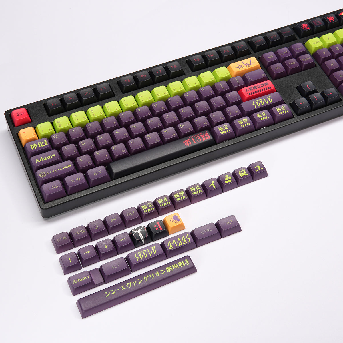 XDA-like Dye-Sub PBT Keycap Set - EVA 13 - KeyCapUS