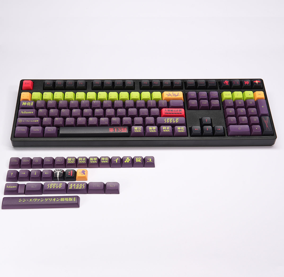 XDA-like Dye-Sub PBT Keycap Set - EVA 13 - KeyCapUS