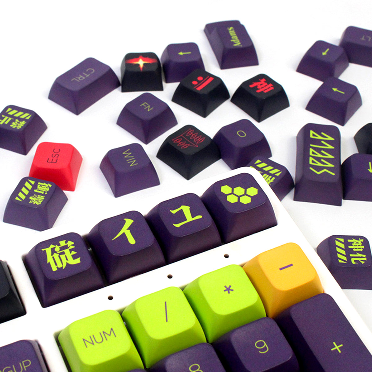 XDA-like Dye-Sub PBT Keycap Set - EVA 13 - KeyCapUS