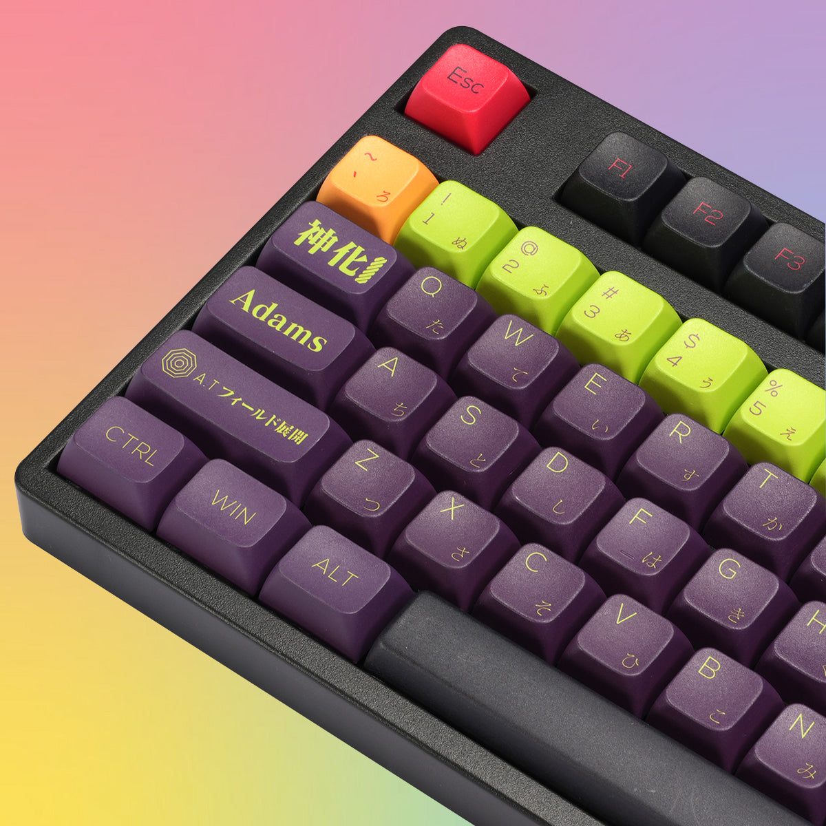 XDA-like Dye-Sub PBT Keycap Set - EVA 13 - KeyCapUS