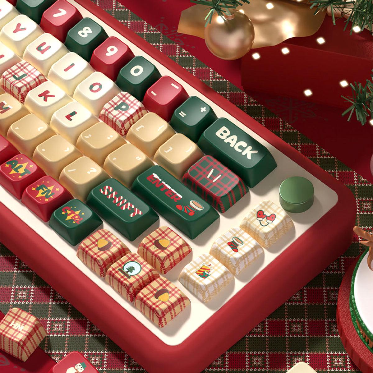 MDA/Cherry PBT Dye-Sub Keycap Set - Christmas Theme 3 - KeyCapUS