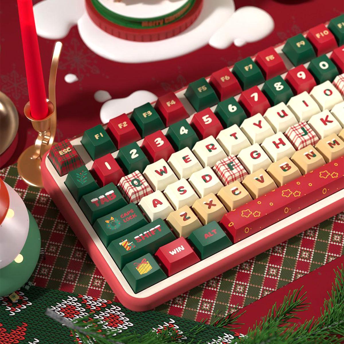 MDA/Cherry PBT Dye-Sub Keycap Set - Christmas Theme 3 - KeyCapUS