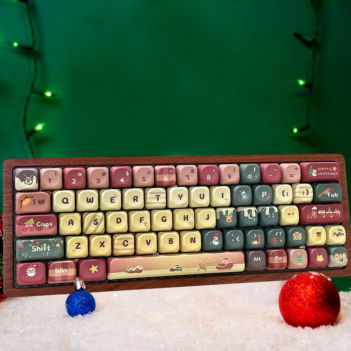 Cherry Dye-Sub PBT Keycap Set - Christmas Theme 4 - KeyCapUS
