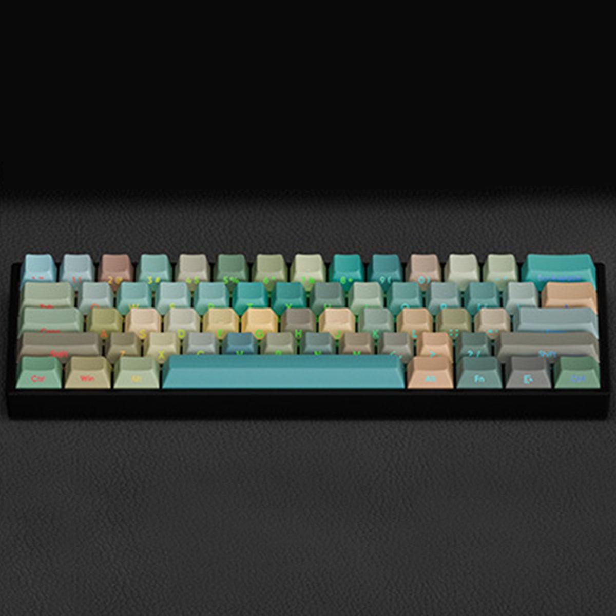 Cherry Profile Dye-Sub PBT Keycap Set - Oil Painting - KeyCapUS