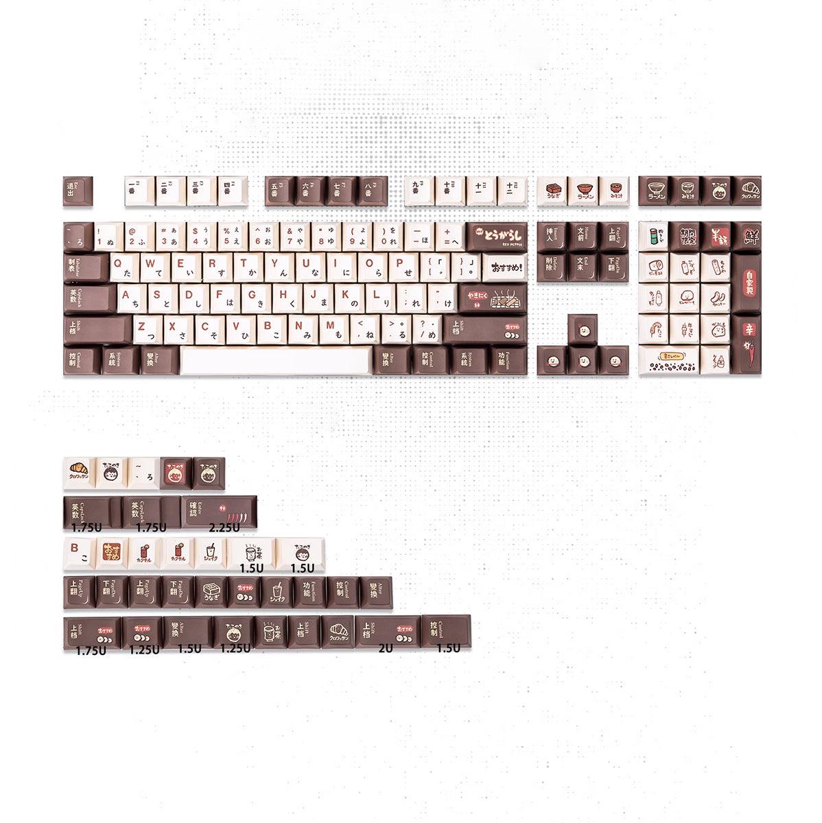 Cherry Profile Dye-Sub PBT Keycap Set - Barbecue - KeyCapUS