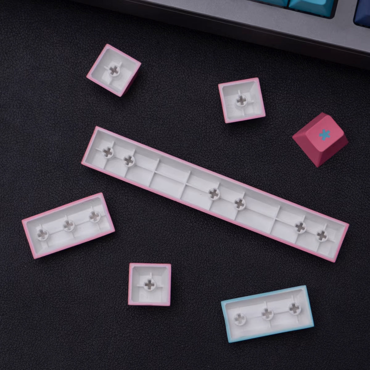 Cherry Profile Dye-Sub PBT Keycap Set - Cyberpunk Pink