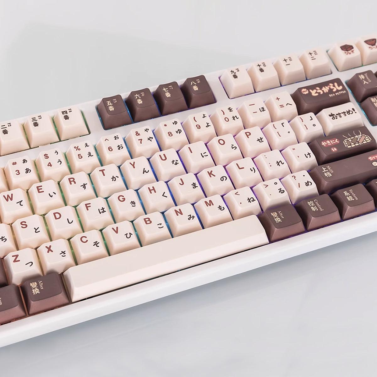 Cherry Profile Dye-Sub PBT Keycap Set - Barbecue - KeyCapUS