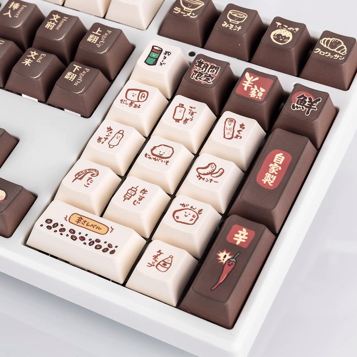 Cherry Profile Dye-Sub PBT Keycap Set - Barbecue - KeyCapUS