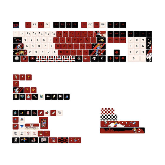 Cherry Profile Dye-Sub PBT Keycap Set - Dark Alice - KeyCapUS