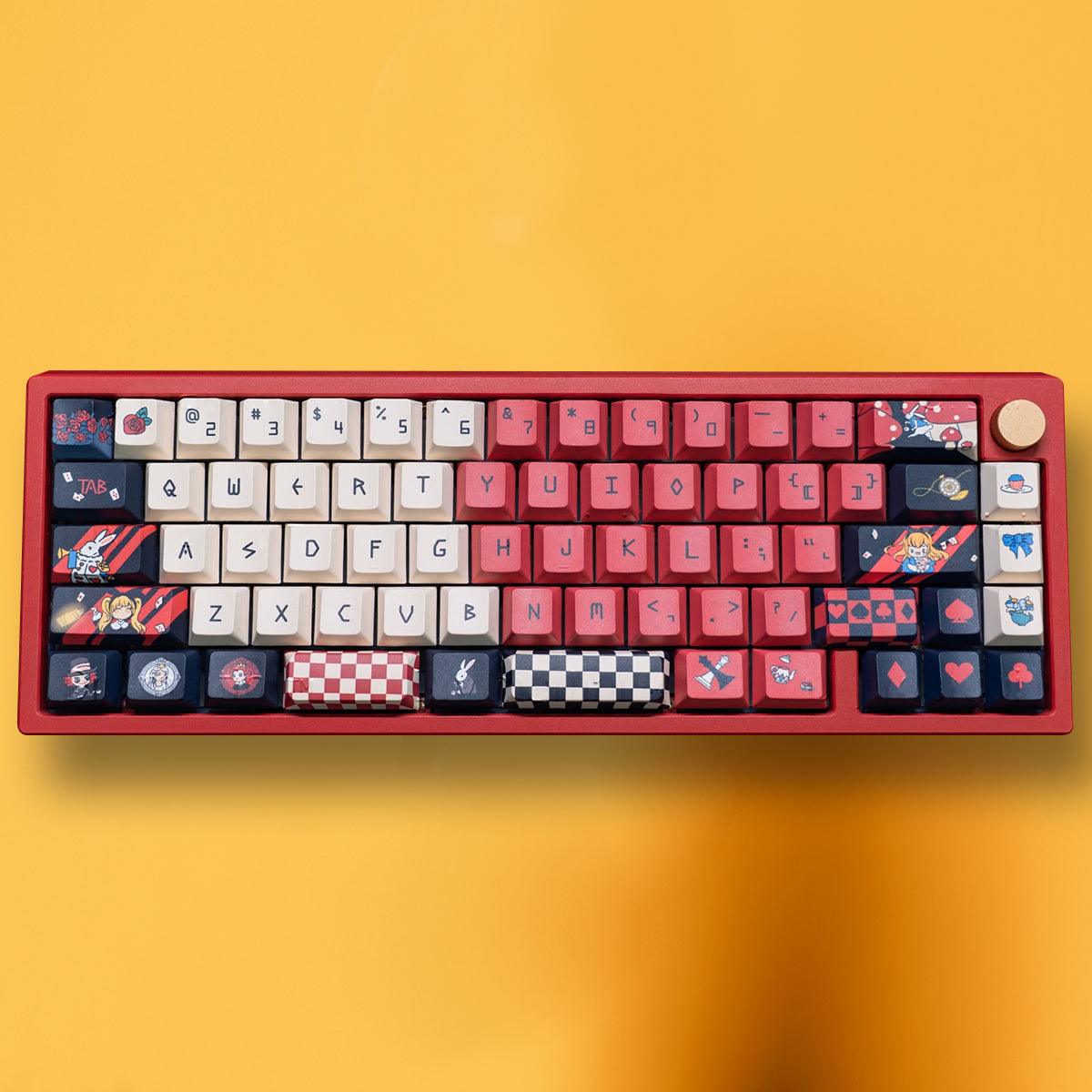 Cherry Profile Dye-Sub PBT Keycap Set - Dark Alice - KeyCapUS