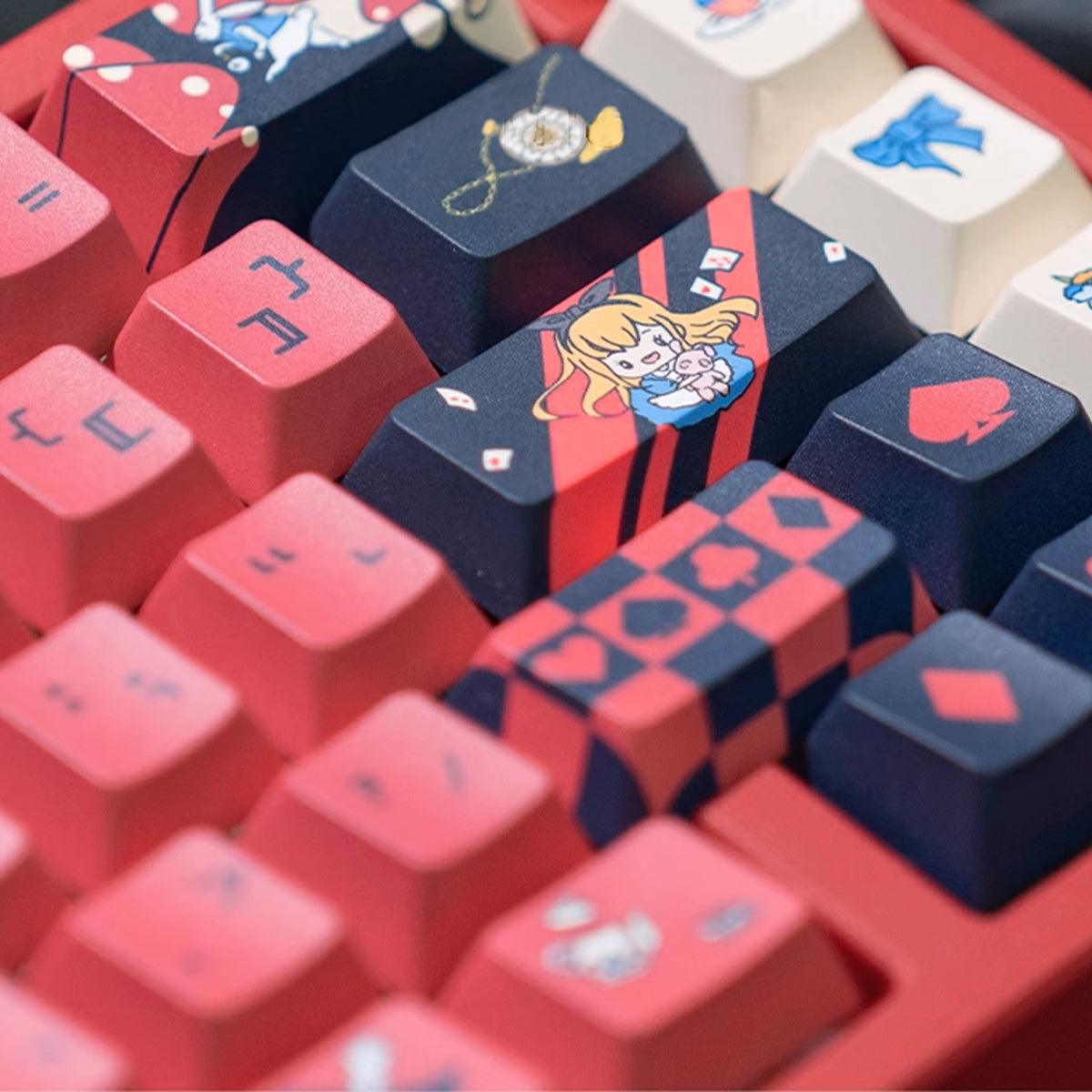 Cherry Profile Dye-Sub PBT Keycap Set - Dark Alice - KeyCapUS