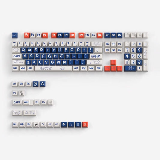 Cherry Profile Dye-Sub PBT Keycap Set - Puppy - KeyCapUS