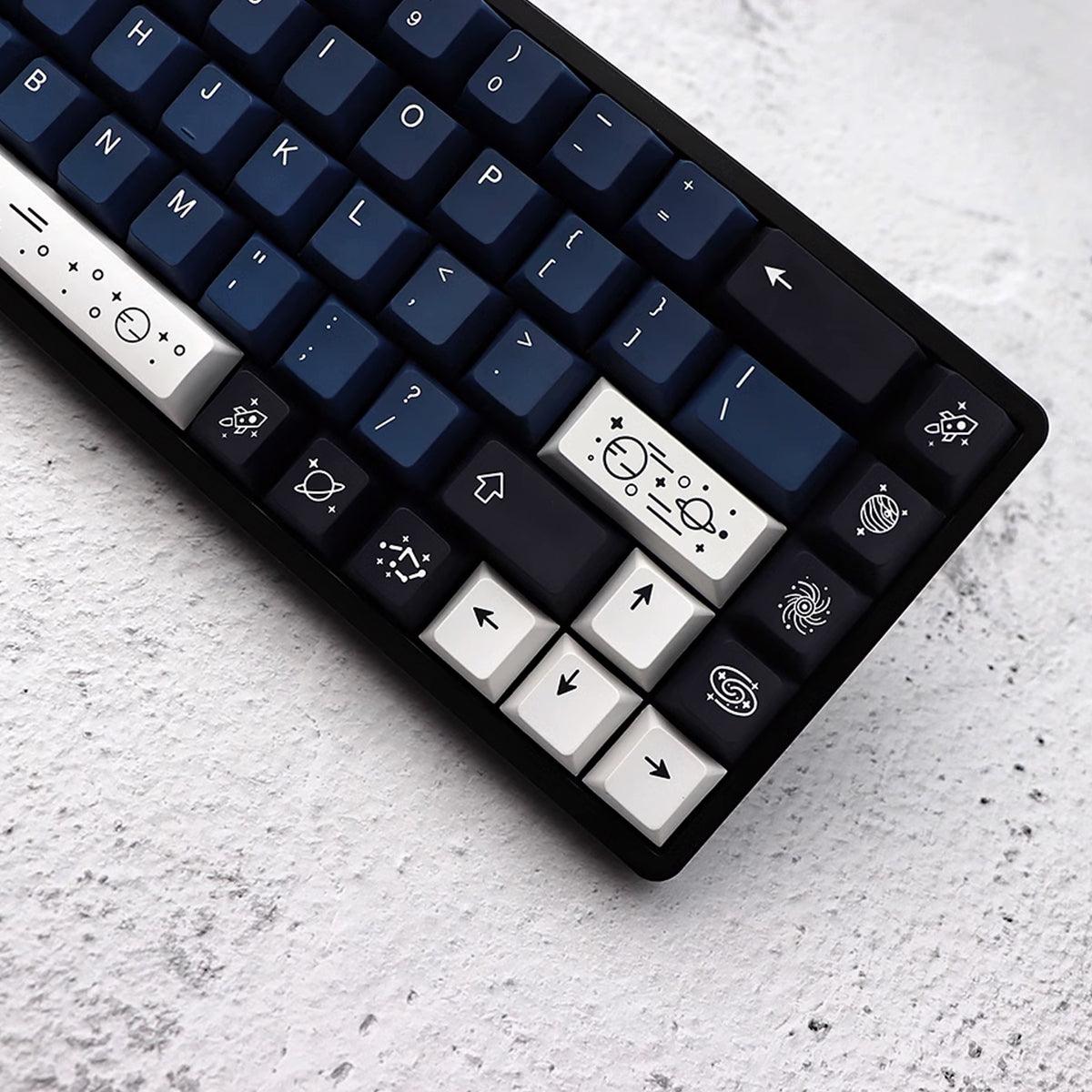 Cherry Profile Dye-Sub PBT Keycap Set - Milky Way Galaxy - KeyCapUS